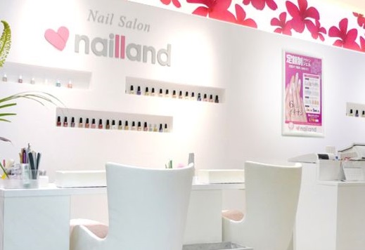 ネイルランド　亀有店店舗内装写真